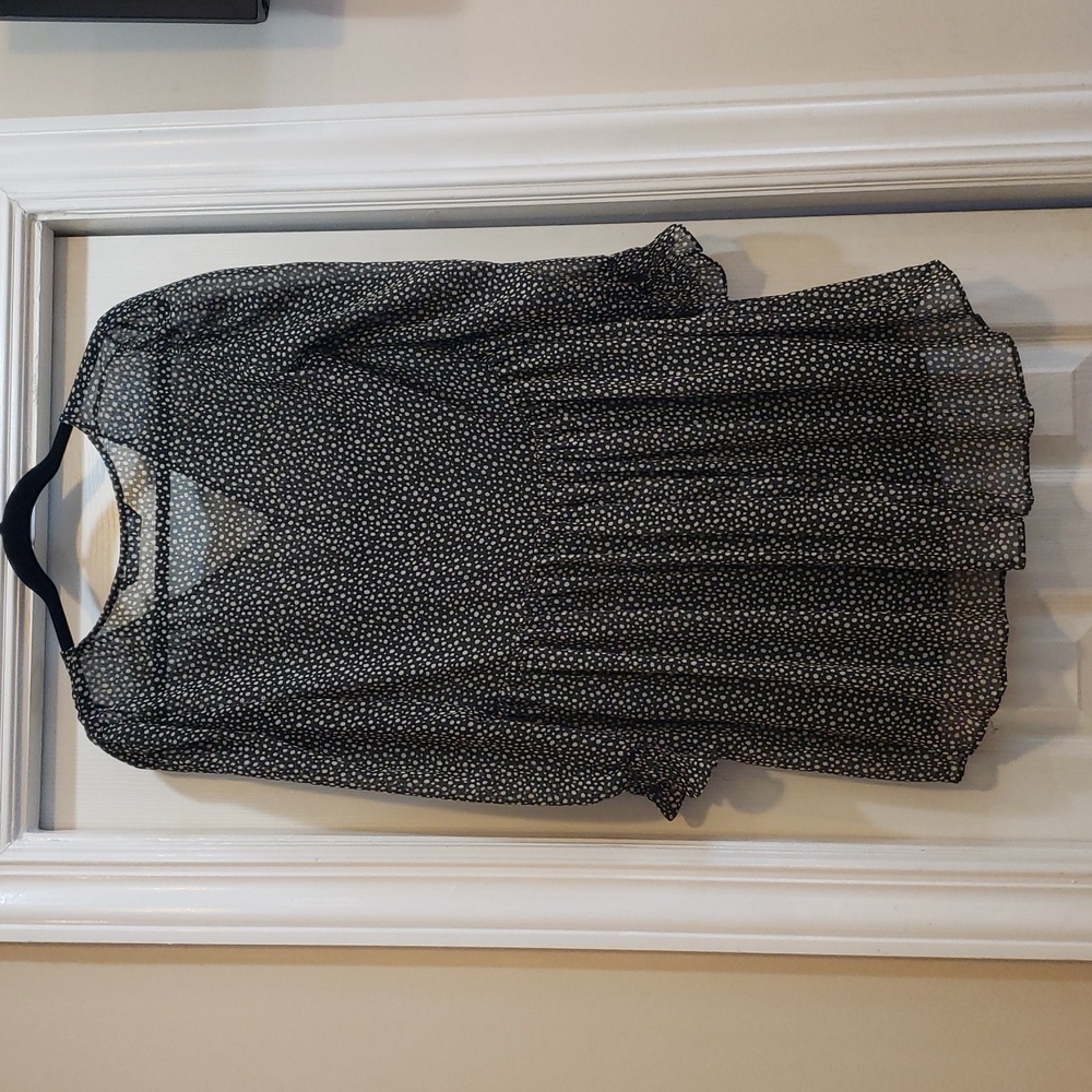 Zara Sheer Chiffon Dress Sz.Small 🪶 - Picture 4 of 5